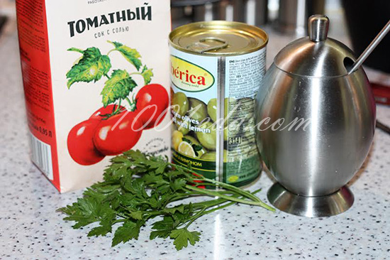 Овощной смузи с оливками