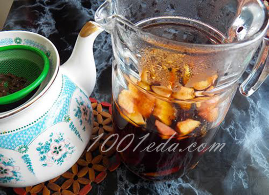 Фруктово-ягодный холодный чай