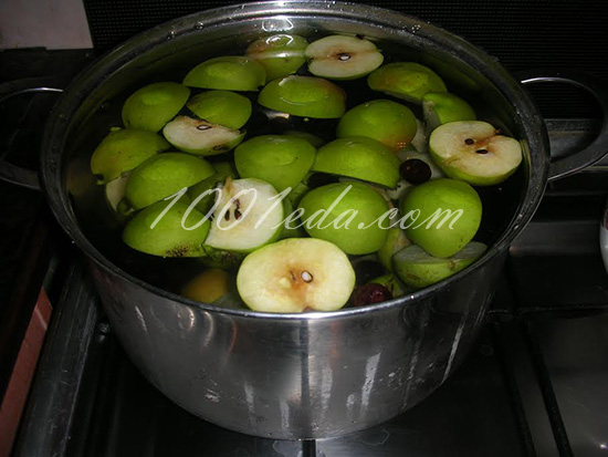 Компот из груш и вишни: рецепт с пошаговым фото