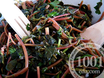 Салат из портулака (дандура): рецепт с пошаговым фото
