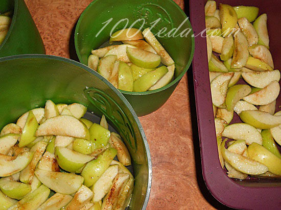 Кекс с яблоками с хрустящей корочкой: рецепт с пошаговым фото