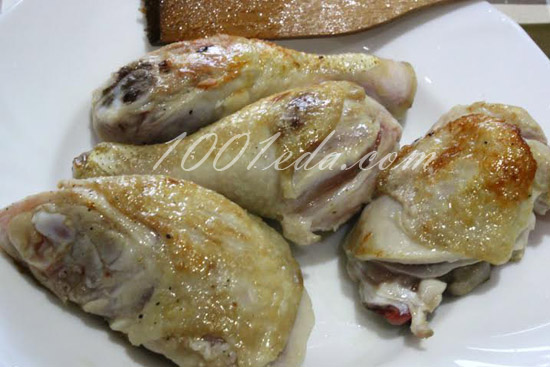 Тушеная курятина с оливками