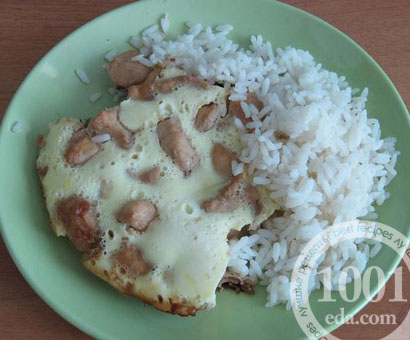 Оякодон с курицей в мультиварке