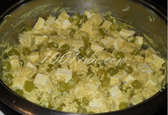 Виноград с сыром в соусе карри: рецепт с пошаговым фото
