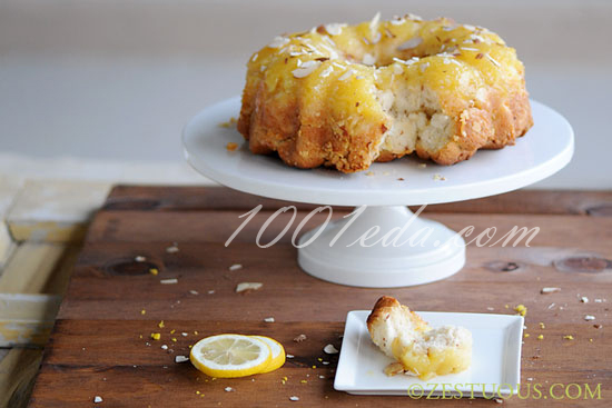 Обезьяний хлеб Лимонный: рецепт с пошаговыми фото