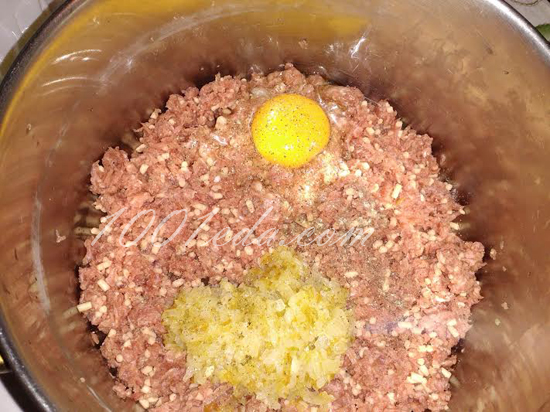 Зразы картофельные с говядиной