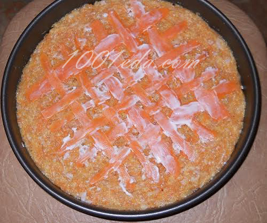 Запеканка куриная с морковью и имбирем