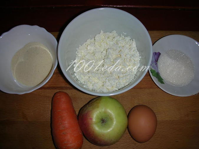 Сырники яблочно-морковные в духовке: рецепт с пошаговым фото