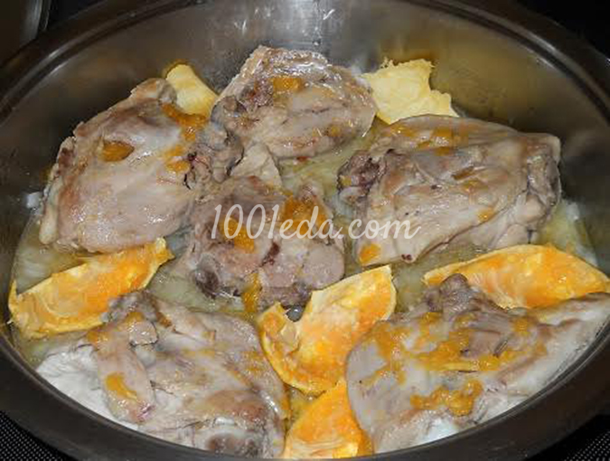 Курица в творожно-мандариновом соусе с майораном: рецепт с пошаговым фото