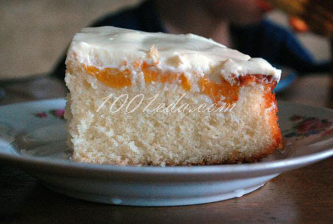 Персиковый пирог: рецепт с пошаговым фото
