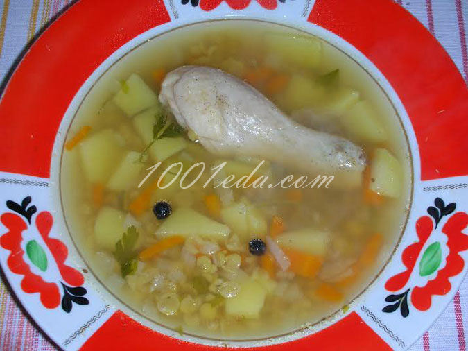 Простой гороховый суп: рецепт с пошаговым фото