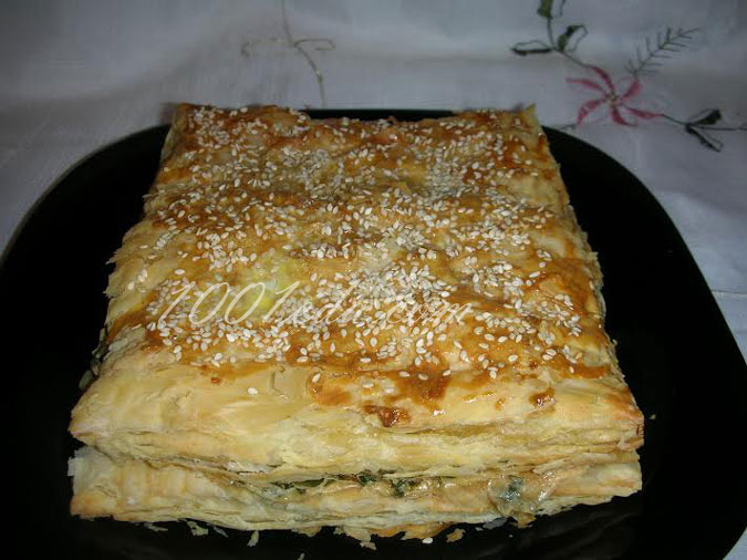 Греческий пирог с брынзой Тиропита: рецепт с пошаговым фото