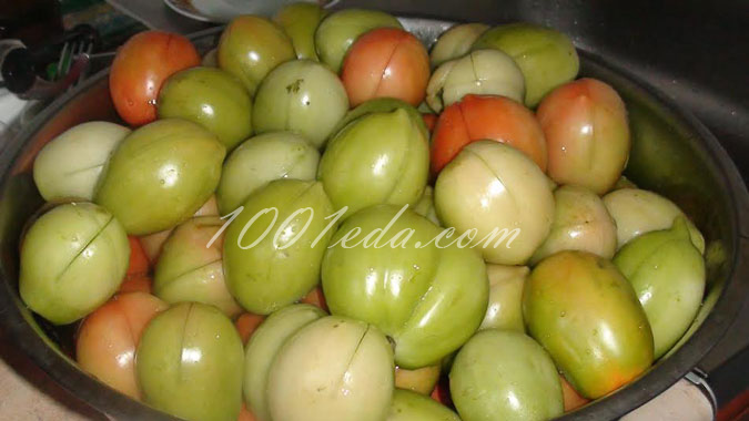 Зеленые помидоры Бомба: рецепт с пошаговым фото