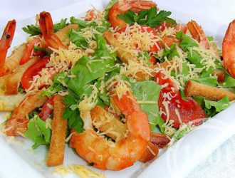 Цезарь с креветками