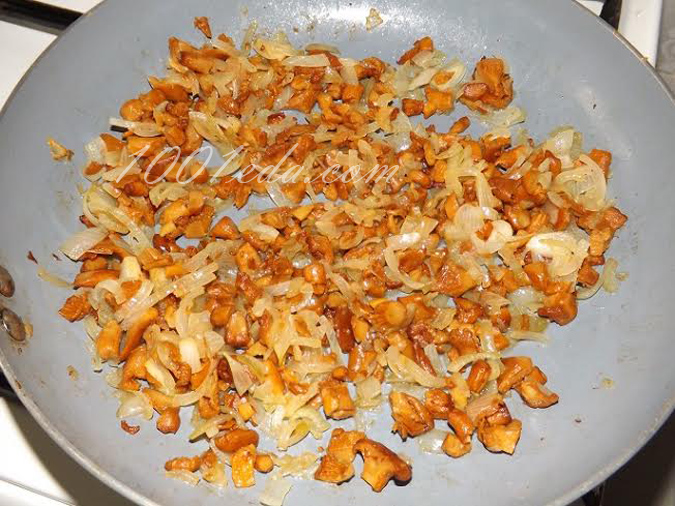 Картофельные зразы с лисичками