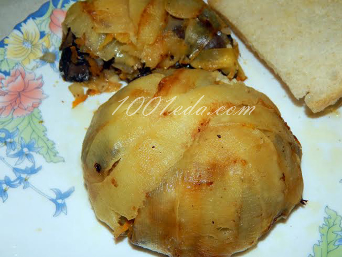 Тимбаль из кабачков с начинкой из грибов и сыра: рецепт с пошаговым фото