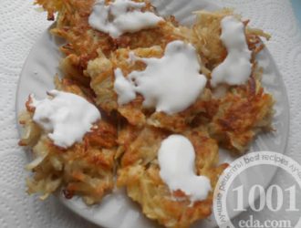 Картофельные драники с репой