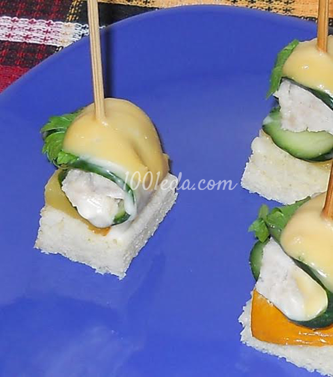 Горячие бутерброды-канапе