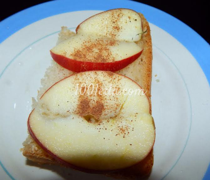 Горячие кростини с карамелизированными яблоками: рецепт с пошаговым фото