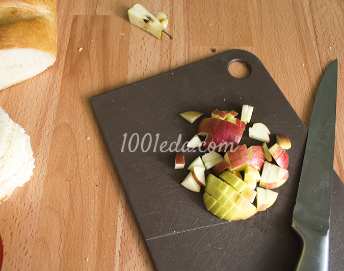 Сладкие горячие бутерброды с яблоками и сыром: рецепт с пошаговым фото
