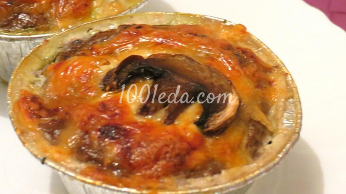 Куриные зразы со шпинатом в грибной заливке: рецепт с пошаговым фото