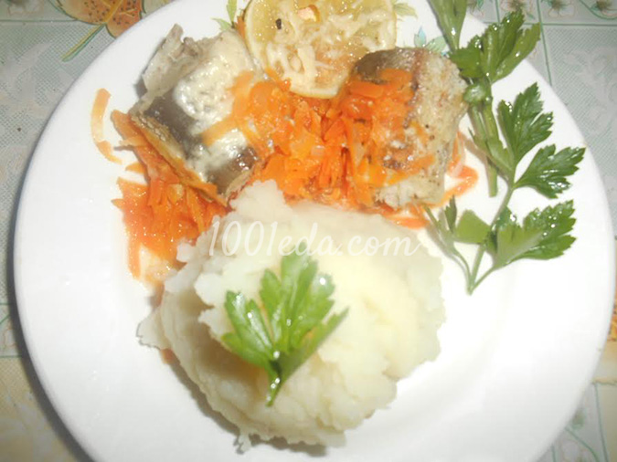 Хек, запечённый с овощами в рукаве: рецепт с пошаговым фото