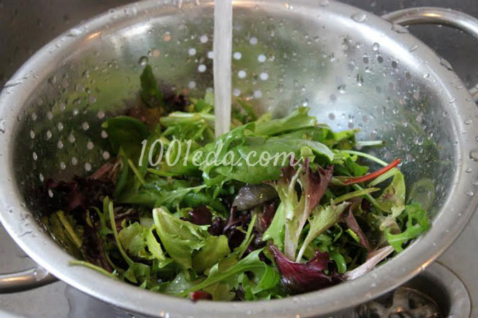 Овощной салат с моцареллой и ветчиной: рецепт с пошаговым фото