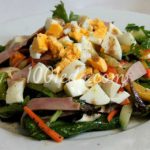 Овощной салат с моцареллой и ветчиной: рецепт с пошаговым фото