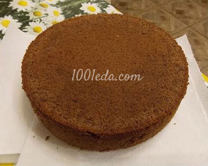 Шоколадный бисквит Нежность: рецепт с пошаговым фото