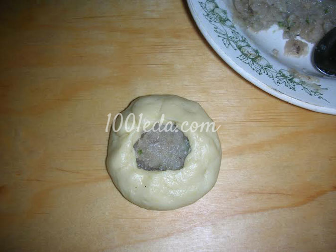 Жареные беляши с курицей на дрожжевом тесте с картофельным отваром: рецепт с пошаговым фото