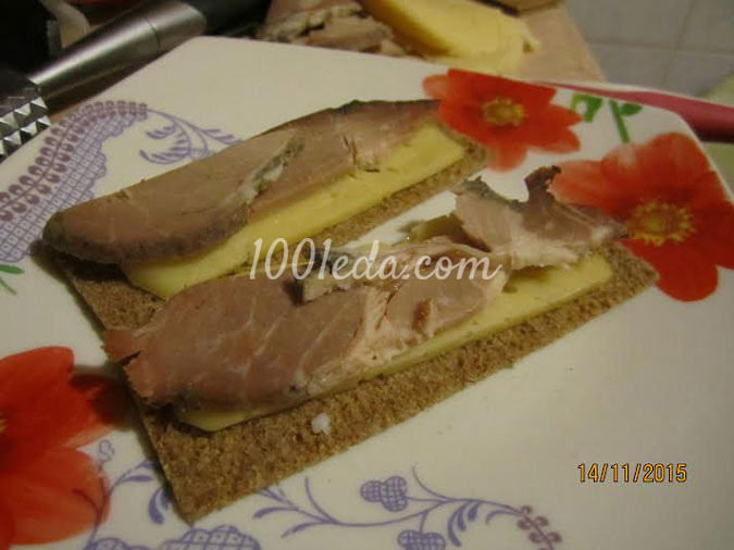 Горячий бутерброд-сэндвич Вкусняка: рецепт с пошаговым фото