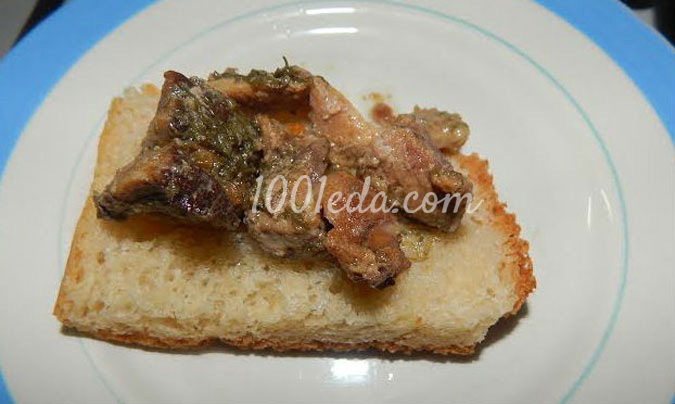 Горячий бутерброд с мясом: рецепт с пошаговым фото