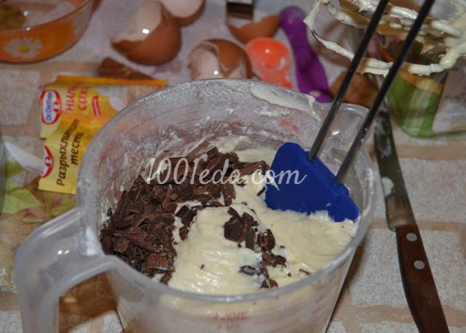 Ванильно - шоколадный кекс: рецепт с пошаговым фото