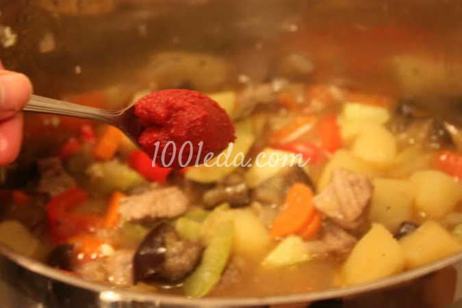 Тушеные овощи со свининой: рецепт с пошаговым фото