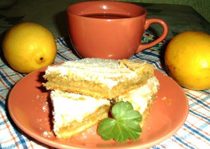Пирог Лимонник с имбирем