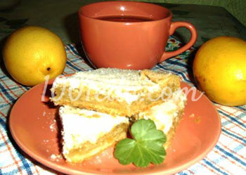 Пирог Лимонник с имбирем