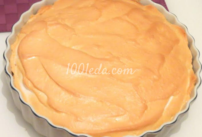 Апельсиновый тарт с мягким безе