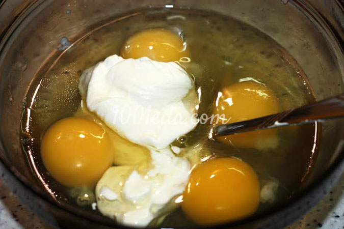 Запеканка из картофеля с куриной грудкой в яйце