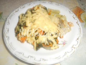 Рыбная запеканка в мультиварке