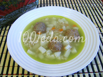 Овсяный суп с говяжьими фрикадельками: рецепт с пошаговым фото
