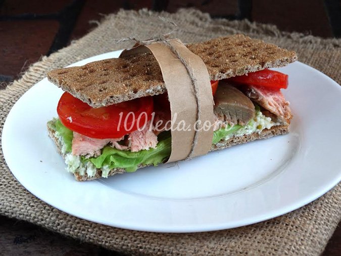 ПП-сандвич с горбушей и авокадо: рецепт с пошаговым фото