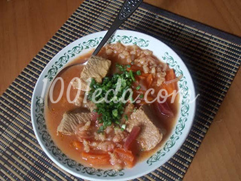 Густой перловый суп с мясом: рецепт с пошаговым фото