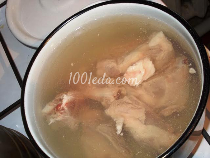 Суп с клецками и мясными косточками: рецепт с пошаговым фото