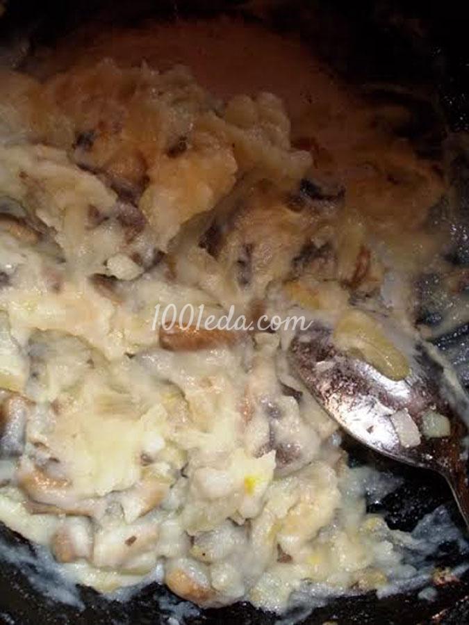 Самса с грибами и картофельным пюре: рецепт с пошаговым фото