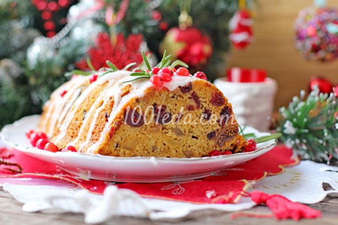 Рождественский кекс: рецепт с пошаговым фото