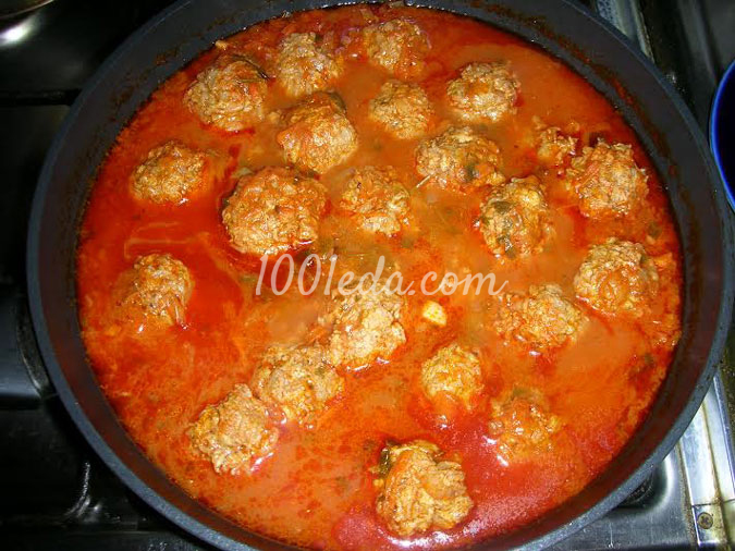 Тефтели домашние в томатно-овощном соусе: рецепт с пошаговым фото