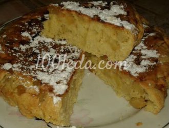 Овсяная шарлотка: рецепт с пошаговым фото