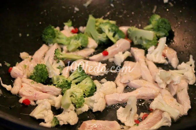 Стир-фрай с куриной грудкой и брокколи: рецепт с пошаговым фото