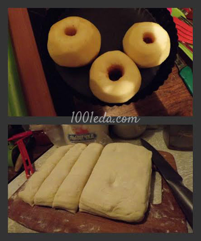 Яблоки, запеченные в тесте: рецепт с пошаговым фото