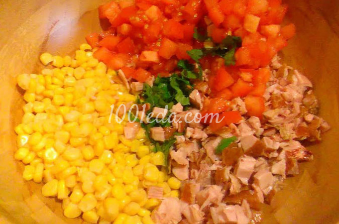 Салат с курицей: рецепт с пошаговым фото